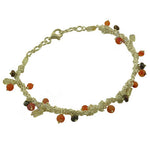 Load image into Gallery viewer, Silver Beaded Bracelet with Gemstones | Women's Jewelry Gift