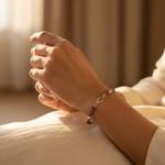 将图像加载到图库查看器中, Gemstone Beaded Bracelet | 925 Silver | Women's Jewelry Gift