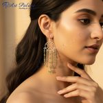 Load image into Gallery viewer, Pendientes colgantes de peridoto en plata 925 | Joyería con piedras preciosas verdes