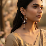 Load image into Gallery viewer, 925 Silver Gemstone Drop Earrings for Women | Dangle Earrings