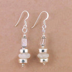 将图像加载到图库查看器中, 925 Silver Moonstone Dangle Earrings for Women | Gift Jewelry
