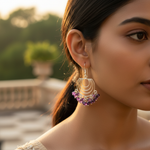 将图像加载到图库查看器中, 925 Silver Amethyst Drop Earrings | Women's Dangle Jewelry