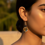 将图像加载到图库查看器中, 925 Silver Citrine & Iolite Earrings for Women | Gemstone Jewelry