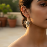 将图像加载到图库查看器中, 925 Silver Freshwater Pearl & Labradorite Earrings for Women