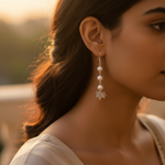 将图像加载到图库查看器中, 925 Silver Pearl Drop Earrings for Women | Elegant Jewelry