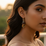 将图像加载到图库查看器中, 925 Silver Citrine Gemstone Earrings for Women | Gift Jewelry