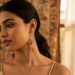 Load image into Gallery viewer, 925 Silver Gemstone Drop Earrings for Women | Dangle Earrings