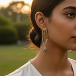 Load image into Gallery viewer, 925 Silver Teardrop Gemstone Earrings | Women's Jewelry Gift