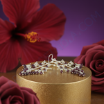 Load image into Gallery viewer, 925 Sterling Silver Garnet Dangle Earrings | Women's Gift