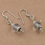 将图像加载到图库查看器中, 925 Silver Crystal Bead Earrings for Women | Dangle Jewelry