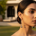 将图像加载到图库查看器中, 925 Silver Gemstone Drop Earrings | Amethyst, Garnet, Daily Wear