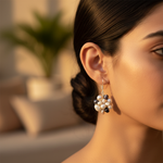 将图像加载到图库查看器中, Freshwater Pearl Cluster Earrings | Sterling Silver | Women's Jewelry