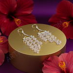 Load image into Gallery viewer, 925 Silver Rose Quartz Dangle Earrings for Women | Gift Jewelry