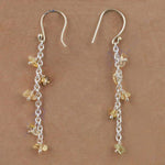 将图像加载到图库查看器中, 925 Silver Citrine Dangle Earrings for Women | Gemstone Jewelry