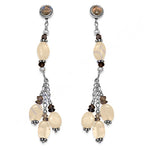 Load image into Gallery viewer, 925 Silver Stone Drop Earrings | Women's Elegant Jewelry