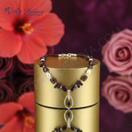 Load image into Gallery viewer, Garnet & Pearl Necklace for Women | Art Palace Jewelry