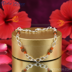 Load image into Gallery viewer, 925 Silver Chain Necklace with Gemstone Beads for Women