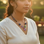 Load image into Gallery viewer, Gemstone Beaded Necklace | Semi-Precious Stone Jewelry for Women