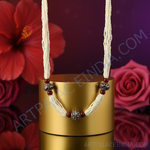 Load image into Gallery viewer, Beaded Seed Necklace with Silver Accents | Women's Fashion Jewelry