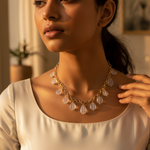 Load image into Gallery viewer, Silver Moonstone Dangle Necklace | Women's Jewelry | Gift