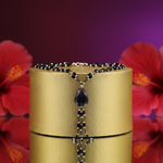 Load image into Gallery viewer, Black Onyx Beaded Y Necklace for Women | Gemstone Jewelry