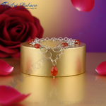 Load image into Gallery viewer, Silver Carnelian Gemstone Necklace for Women | Statement Jewelry