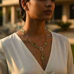 Load image into Gallery viewer, 925 Silver Peridot Necklace for Women | Gemstone Jewelry Gift