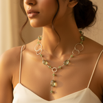 Load image into Gallery viewer, 925 Silver Peridot Necklace for Women | Gemstone Jewelry Gift