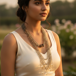 Load image into Gallery viewer, Smoky Quartz Bead Necklace | Women's Semi-Precious Stone Jewelry