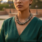 Load image into Gallery viewer, 925 Silver Tourmaline Bead Necklace | Gemstone Jewelry for Women