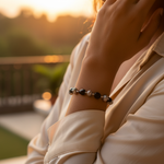 Load image into Gallery viewer, 925 Silver Black Onyx Bead Bracelet for Women | Gift Jewelry