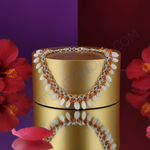 Load image into Gallery viewer, Silver Beaded Gemstone Necklace | Statement Jewelry for Women