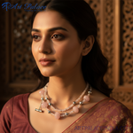 Load image into Gallery viewer, Rose Quartz Beaded Necklace | Gemstone Jewelry for Women