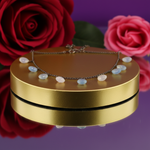 Load image into Gallery viewer, Silver Dangle Necklace with Blue Gemstones | Women's Jewelry