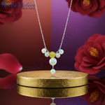 Load image into Gallery viewer, Silver Beaded Gemstone Necklace for Women | Fashion Jewelry