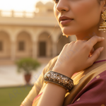 Load image into Gallery viewer, Gold Bangle Bracelet with Diamonds | Luxury Jewelry for Women