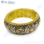 Load image into Gallery viewer, Gold bangle bracelet with intricate design and diamonds. Luxury jewelry for women. Elegant and stylish.