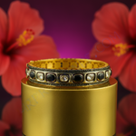 Load image into Gallery viewer, Gold Bangle Bracelet with Gemstones | Luxury Jewelry for Women