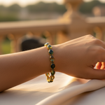 Load image into Gallery viewer, Gold Green Tourmaline Bracelet | Women's Gemstone Jewelry