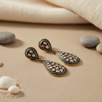 Load image into Gallery viewer, gold plating Teardrop Diamond Earrings | Women's Dangle Jewelry