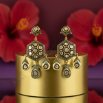Load image into Gallery viewer, Vintage Diamond Earrings | 18K Gold Plated | Women's Jewelry