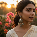 Load image into Gallery viewer, Vintage Diamond Earrings | Gold plating Plated | Women's Jewelry