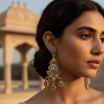 Load image into Gallery viewer, gold plating & Diamond Earrings for Women | Statement Jewelry