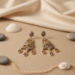 Load image into Gallery viewer, gold plating & Diamond Earrings for Women | Statement Jewelry