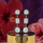 将图像加载到图库查看器中, 月光石银质水滴耳环 | 女士 | 礼物