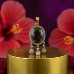 Load image into Gallery viewer, Gold Sapphire Diamond Pendant Necklace | Women's Fine Jewelry