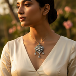 Load image into Gallery viewer, Vintage Diamond Pendant for Women | Art Palace | Diamond Jewelry