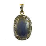 Load image into Gallery viewer, Sapphire & Diamond Pendant for Women | Fine Jewelry Gift
