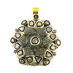 Load image into Gallery viewer, gold plating Diamond Cluster Pendant | Floral Design | Women's Jewelry