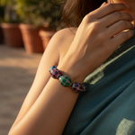 Load image into Gallery viewer, Gemstone Beads in Silver | Ruby, Sapphire, Emerald | Luxury Jewelry